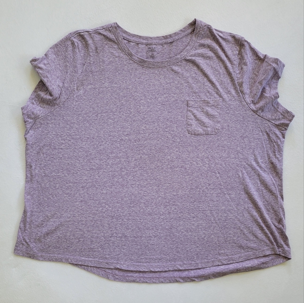 Falls Creek Women's Heathered Purple Muscle Tee